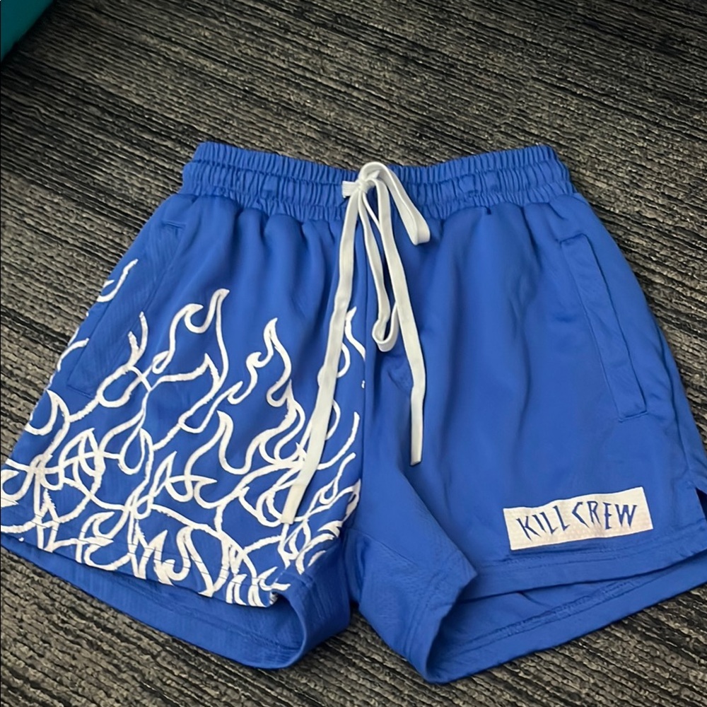 Kill Crew Blue Flame Shorts